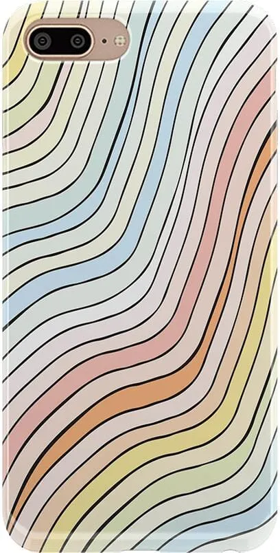 Ride The Wave | Pastel Rainbow Lined Case