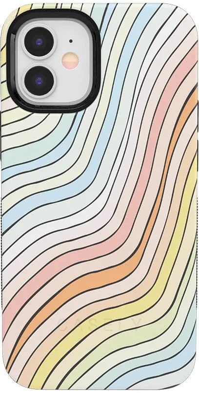 Ride The Wave | Pastel Rainbow Lined Case