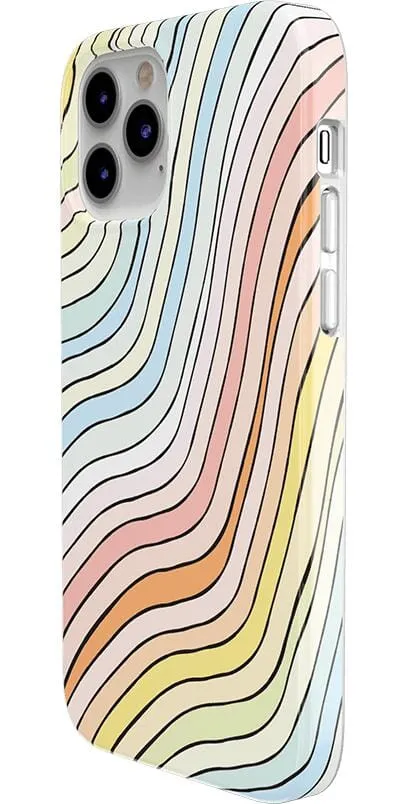 Ride The Wave | Pastel Rainbow Lined Case