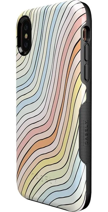 Ride The Wave | Pastel Rainbow Lined Case