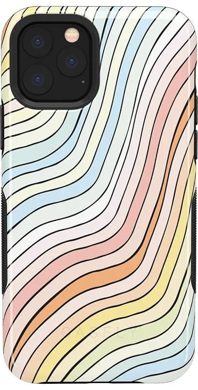 Ride The Wave | Pastel Rainbow Lined Case