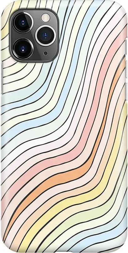 Ride The Wave | Pastel Rainbow Lined Case