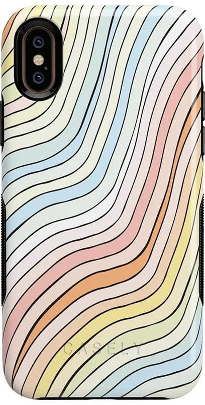 Ride The Wave | Pastel Rainbow Lined Case