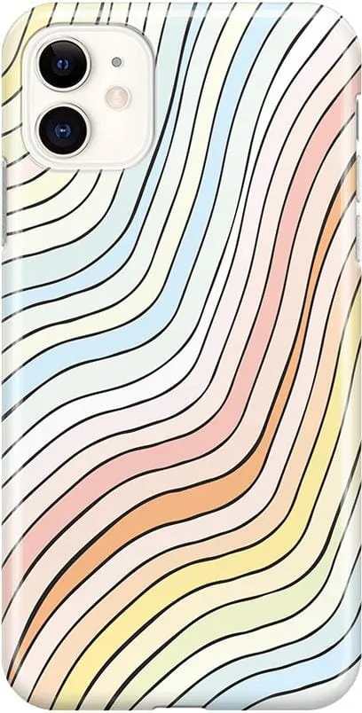 Ride The Wave | Pastel Rainbow Lined Case