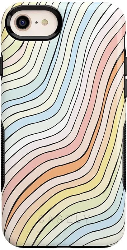 Ride The Wave | Pastel Rainbow Lined Case