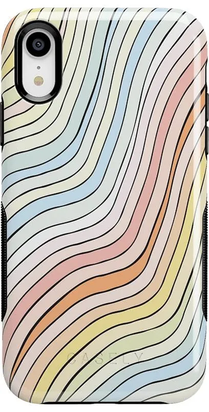 Ride The Wave | Pastel Rainbow Lined Case