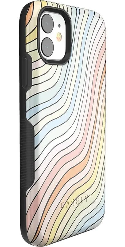 Ride The Wave | Pastel Rainbow Lined Case