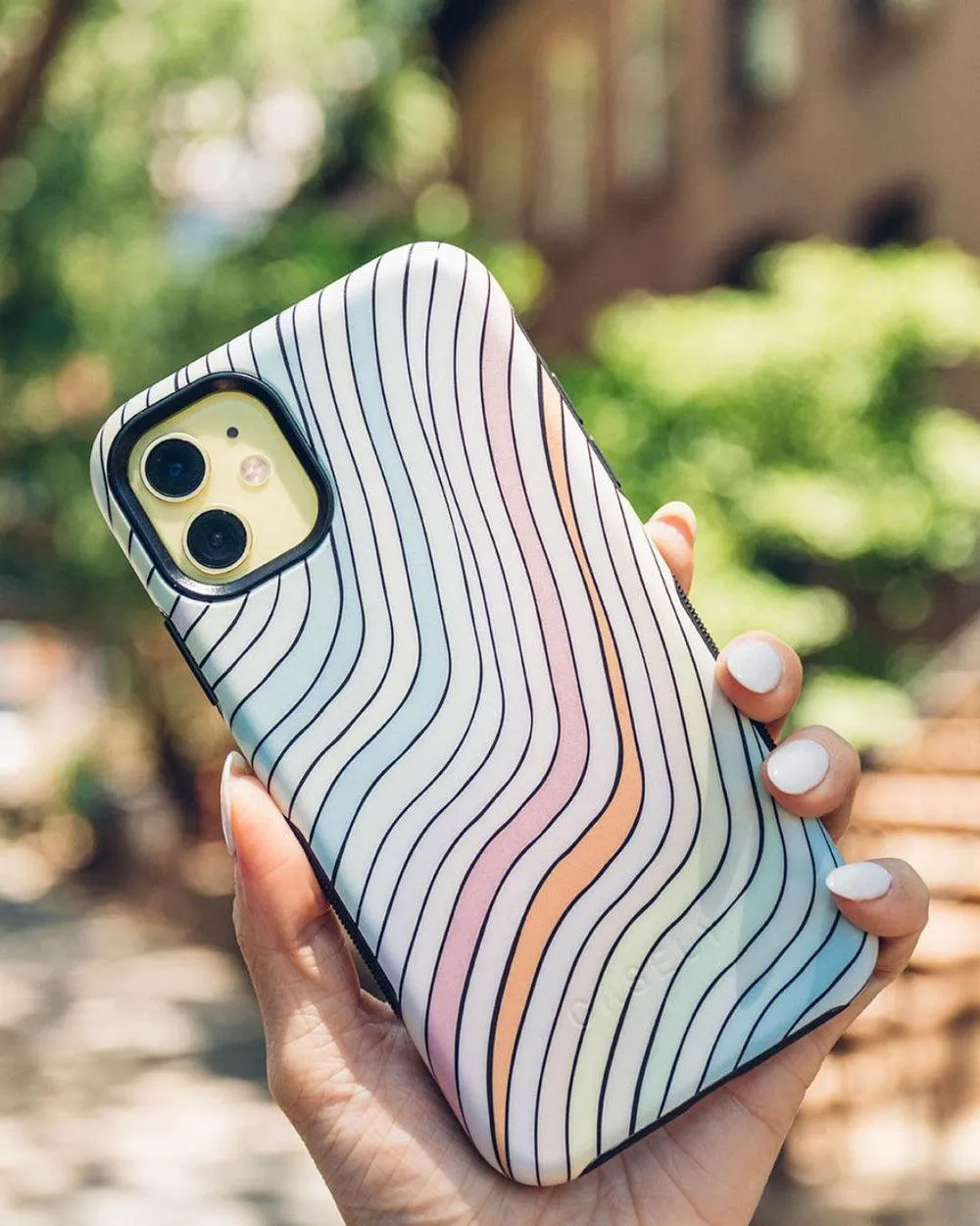 Ride The Wave | Pastel Rainbow Lined Case