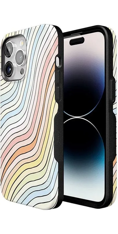 Ride The Wave | Pastel Rainbow Lined Case