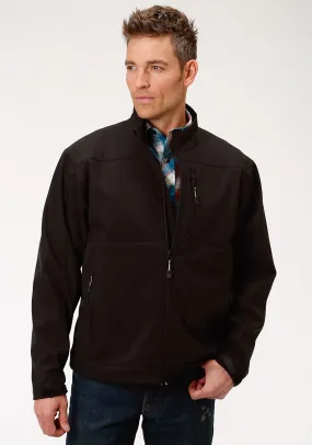 Roper Mens Black Polyester Conceal Carry Fleece Jacket