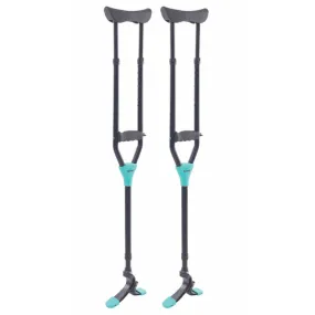 Skipper Axilla Crutch Black - Durable & Adjustable Mobility Aid