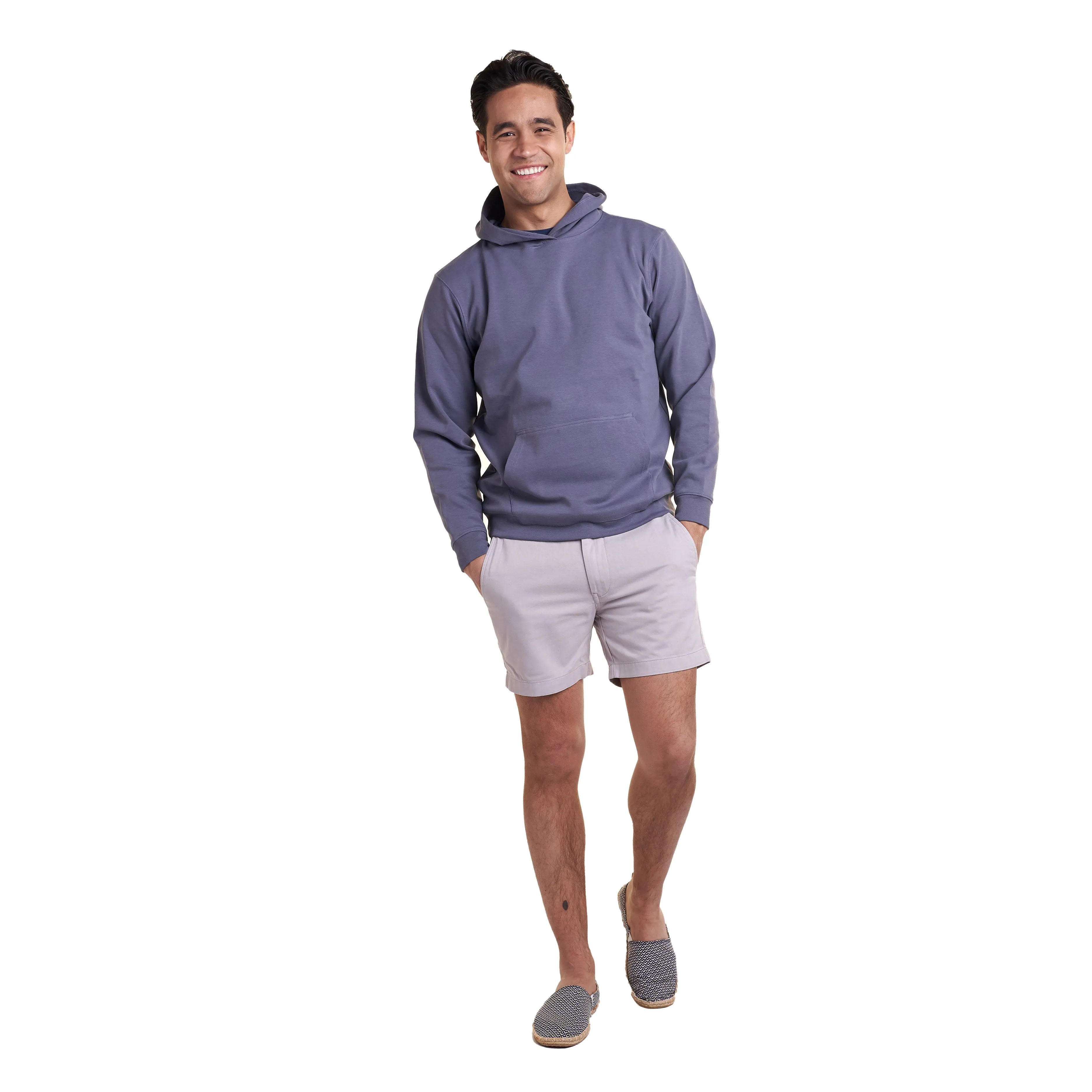 Stretch Chino Shorts - Light Grey