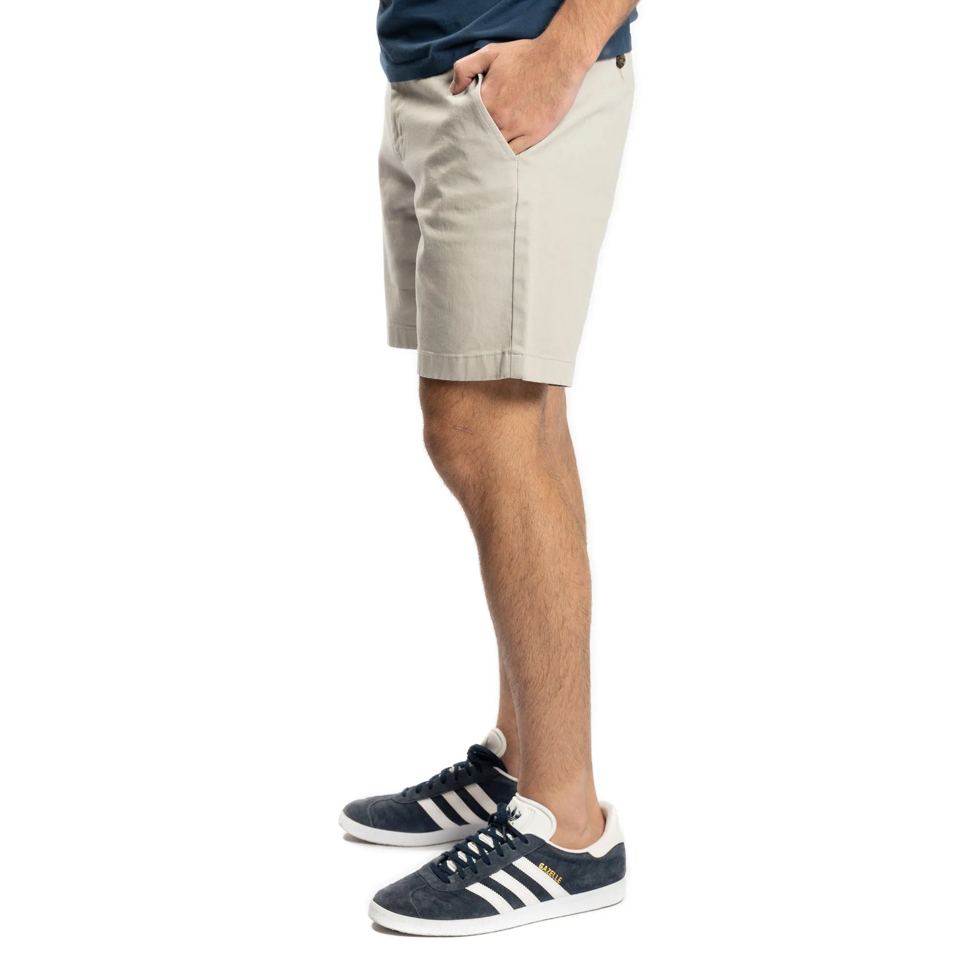 Stretch Chino Shorts - Light Grey