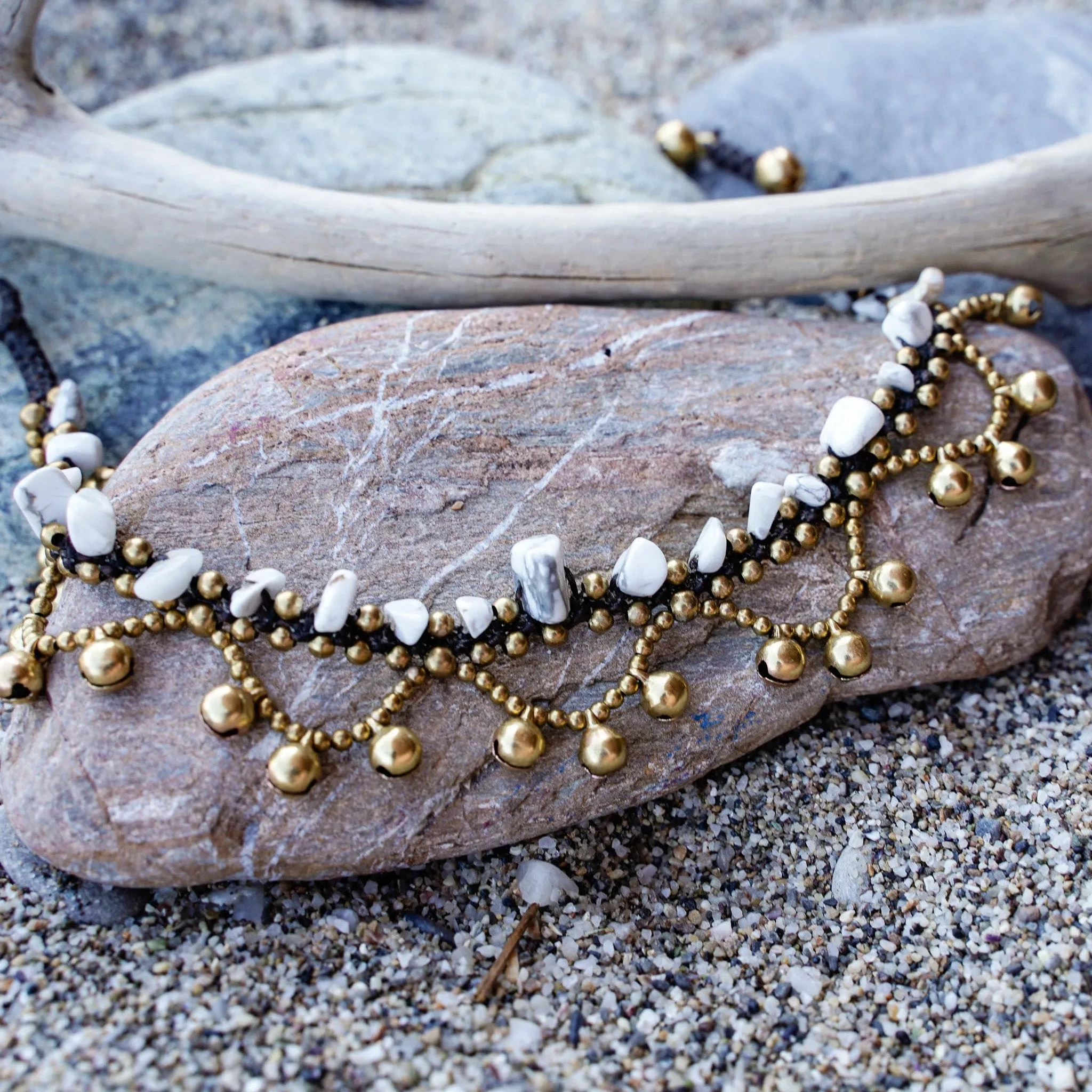 Sun-Kissed Knots Anklet