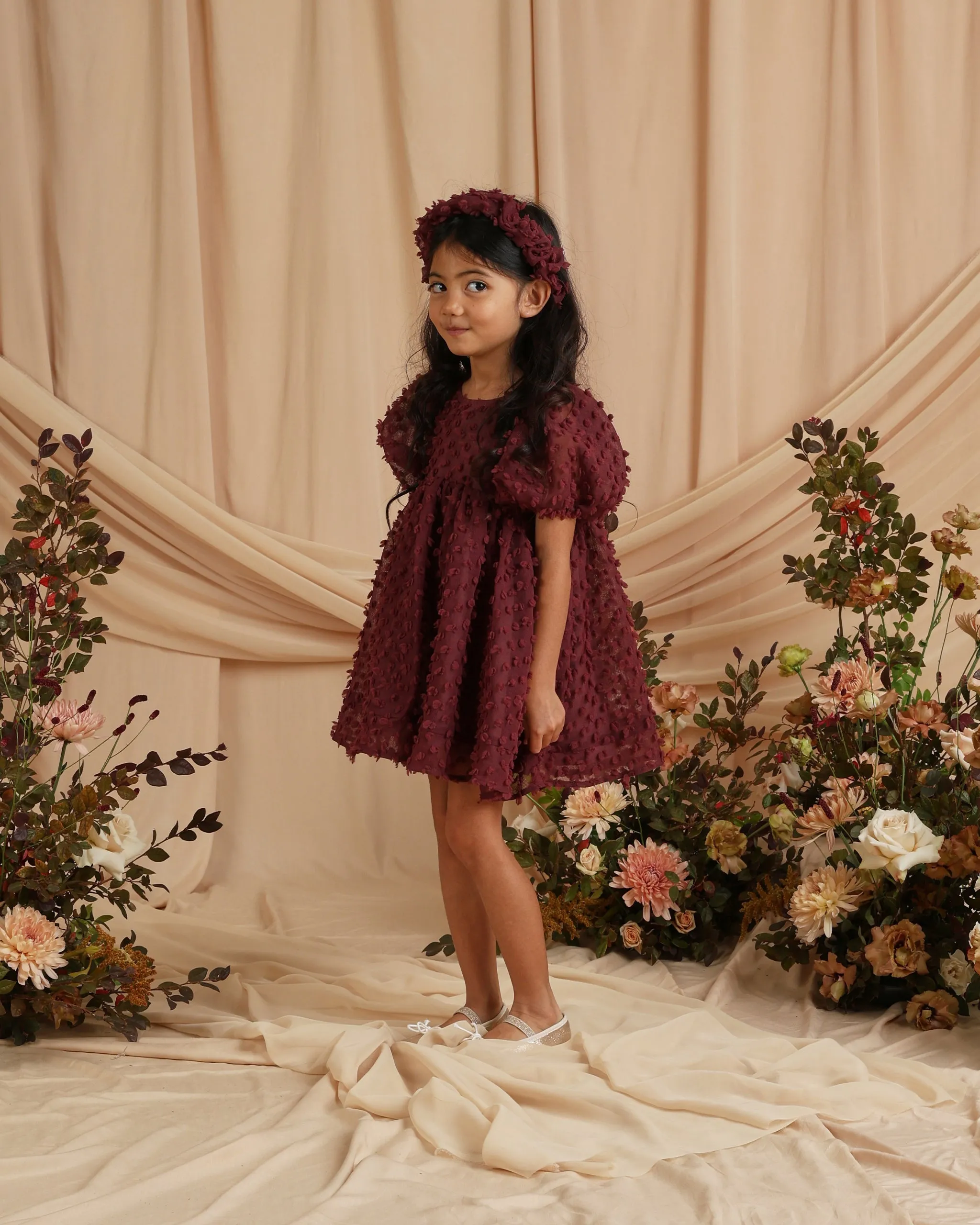 The Luna Dress by Noralee - Fig - KIDS