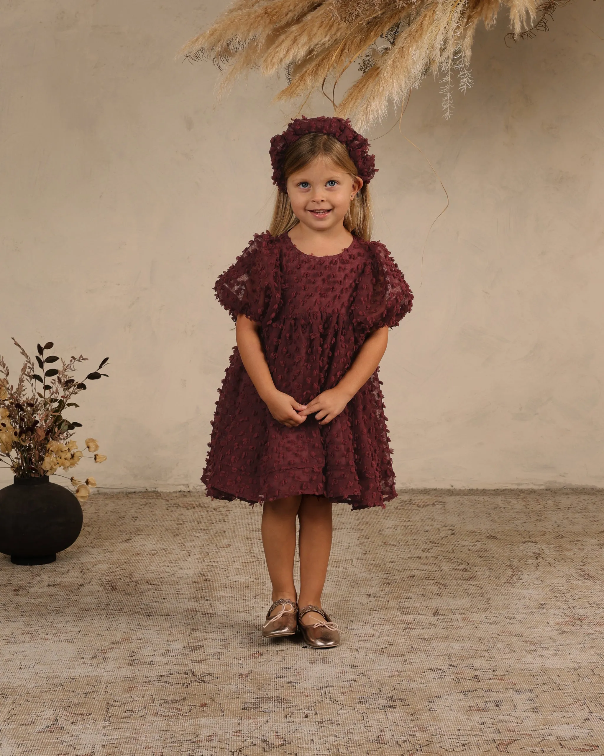 The Luna Dress by Noralee - Fig - KIDS