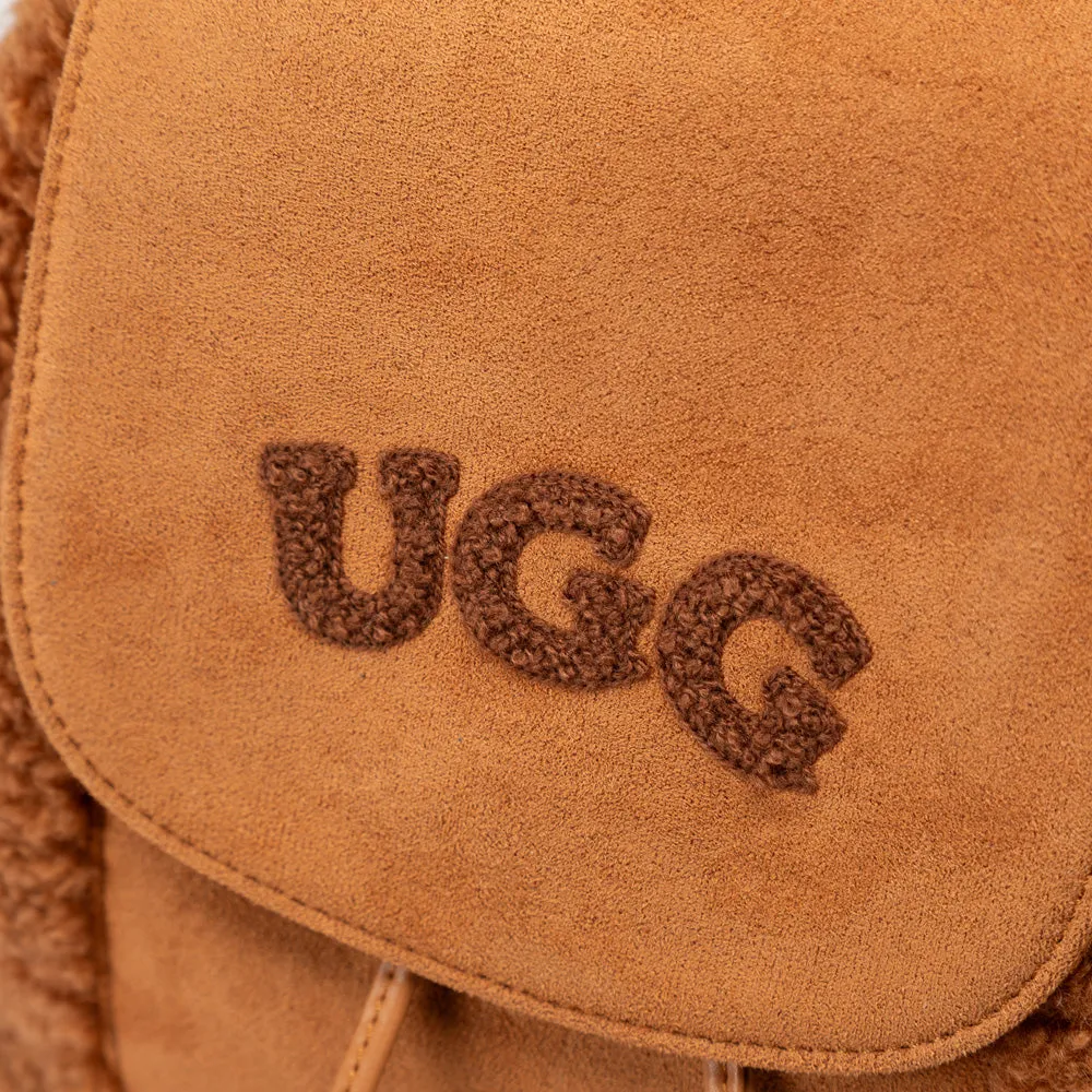 Ugg Pompom Fluffy Backpack