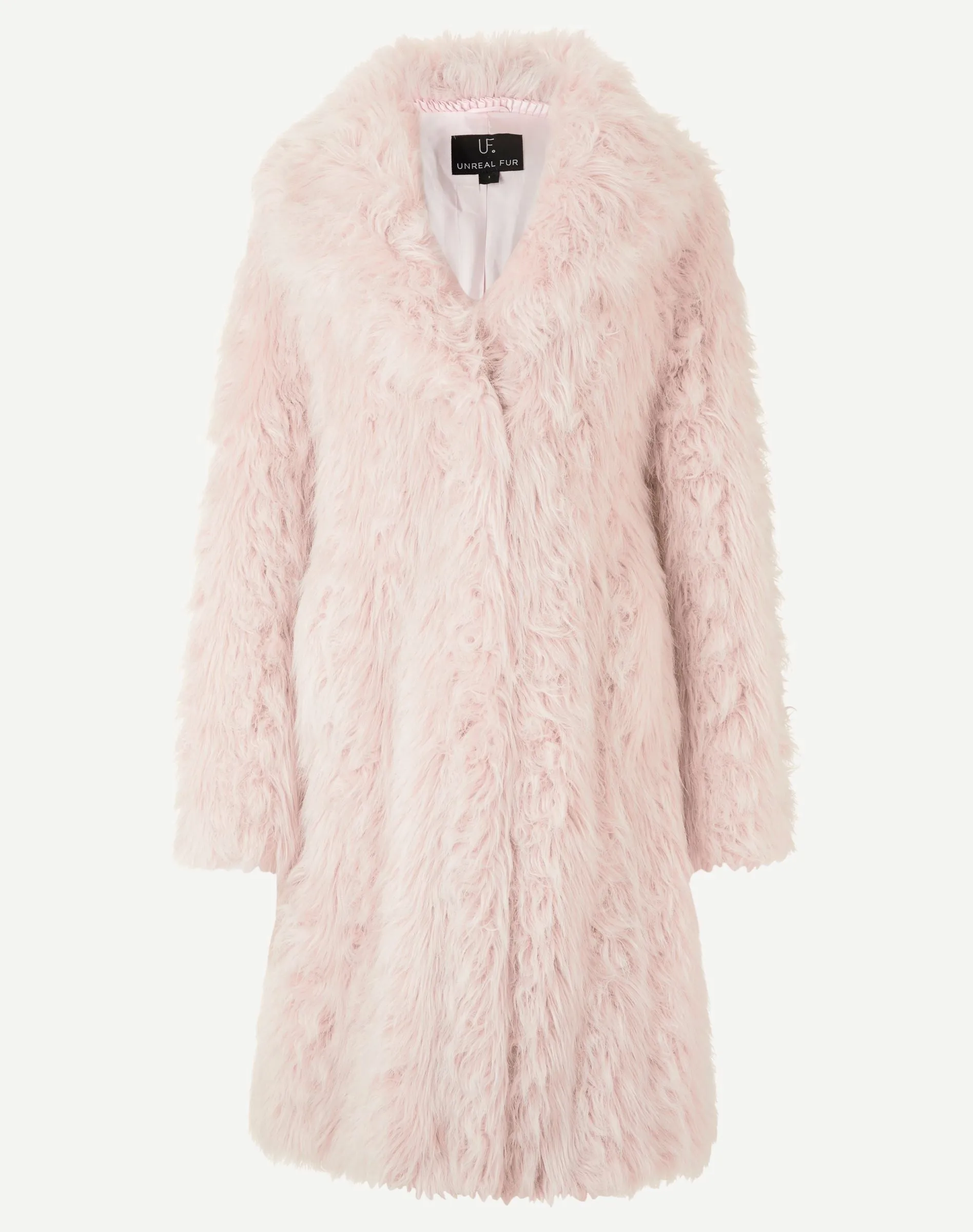 UNREAL FUR ESPERANZA COAT IN BLUSH