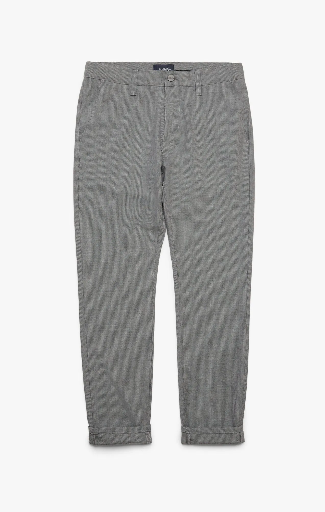 Verona Slim Leg Chino Pants In Grey Smart Sporty