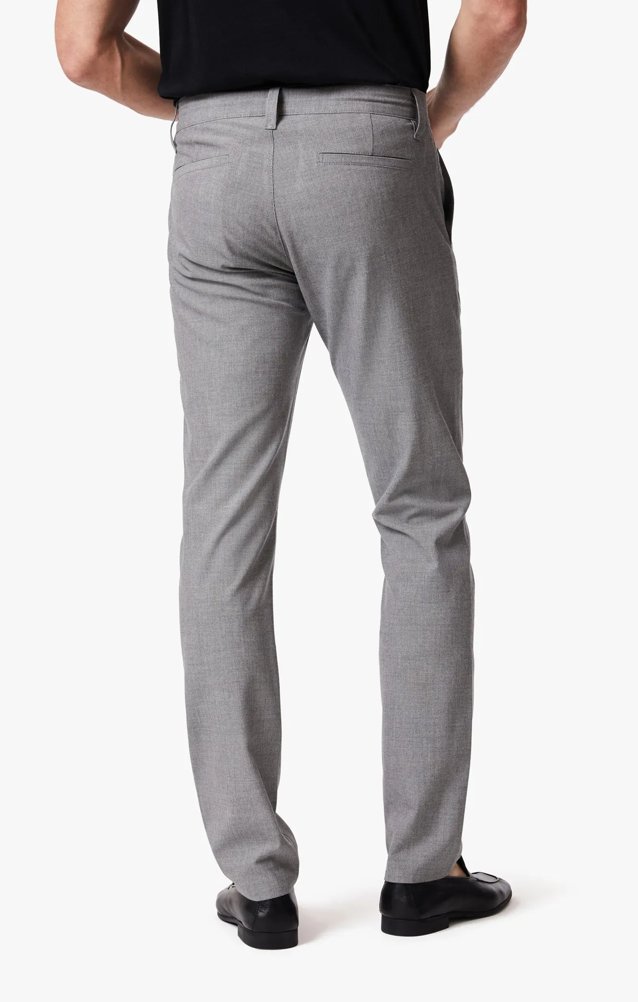 Verona Slim Leg Chino Pants In Grey Smart Sporty