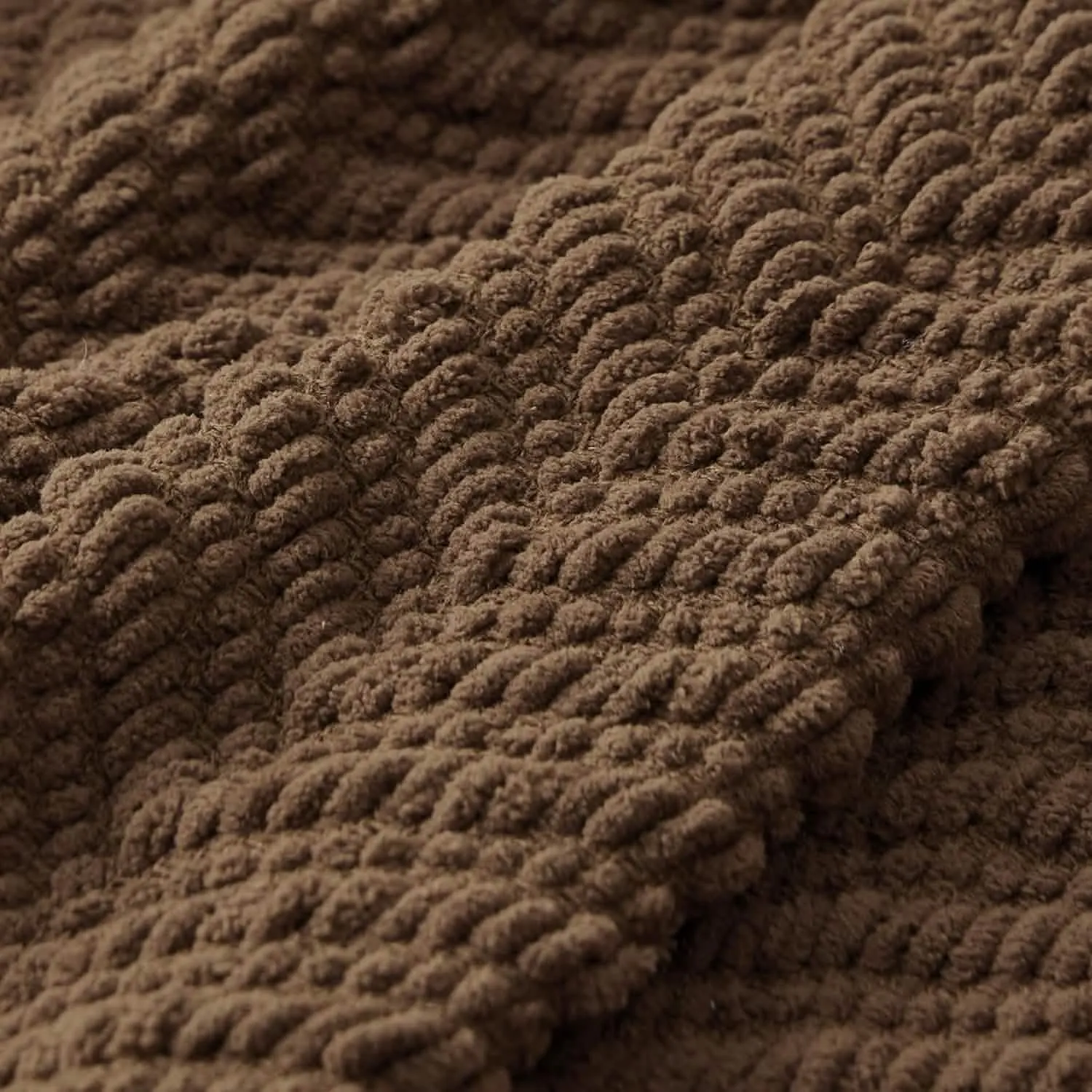 Versatile Knit Woven Chenille Blanket