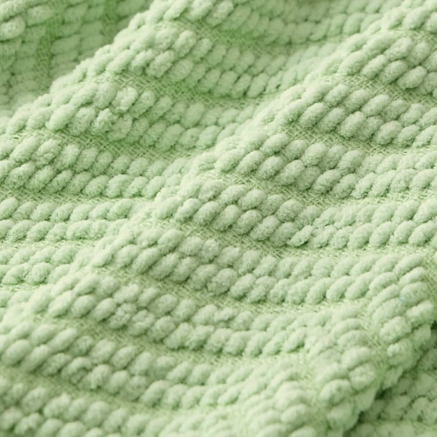 Versatile Knit Woven Chenille Blanket