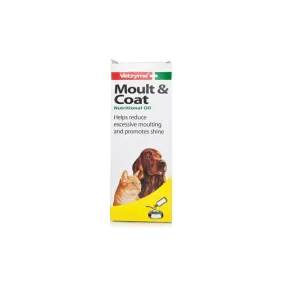 Vetzyme Moult & Coat Nutritional Oil For Cats and Dogs