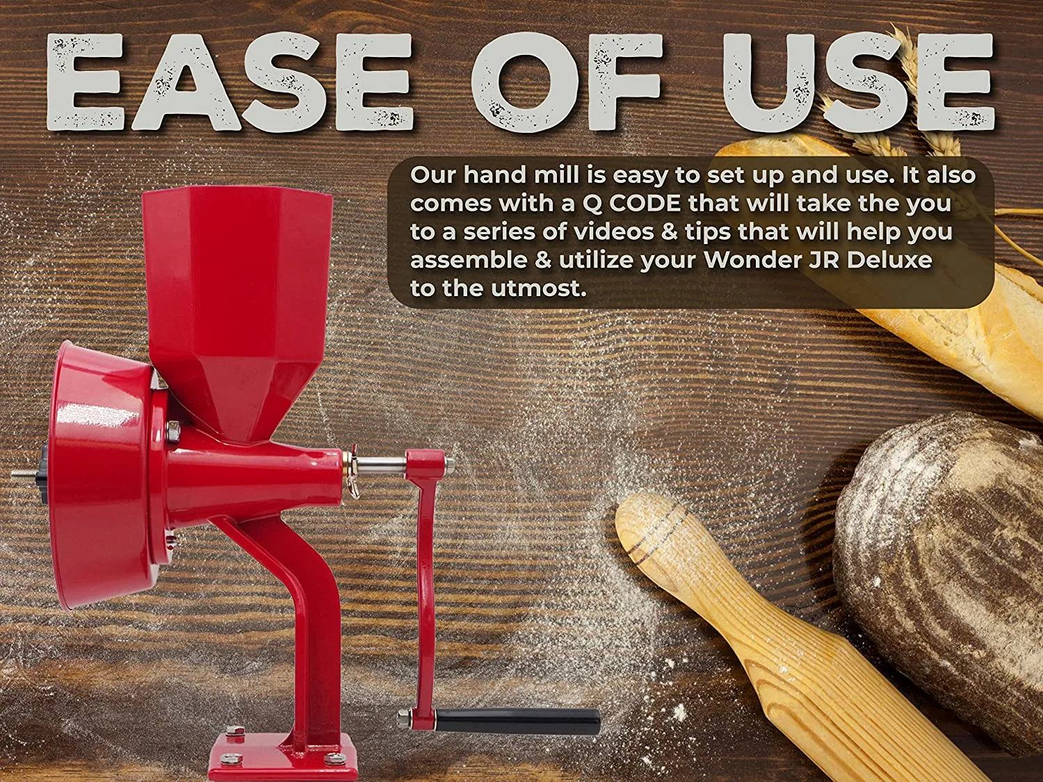 Wonder Mill Junior Grinder (Deluxe) Manual Red-